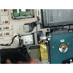 Замена беспроводной карты Dell Inspiron 15-7567